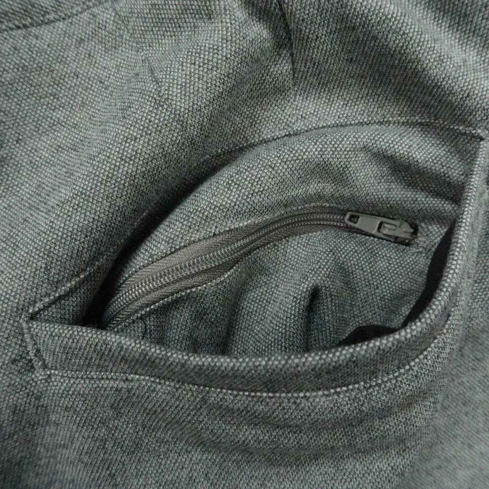 State & Liberty Pants Mens 31x31 Gray Tapered Stretch Zip Pocket Athletic